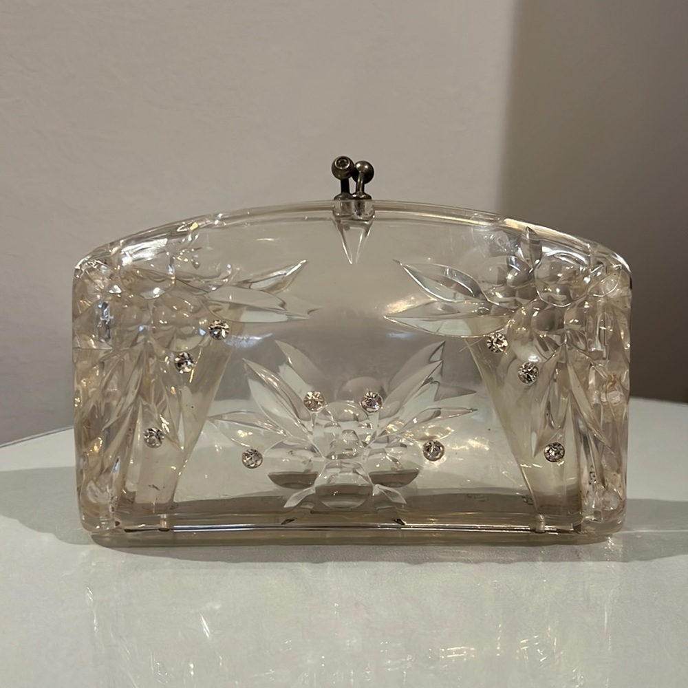 COPY - 1940’s lucite purse